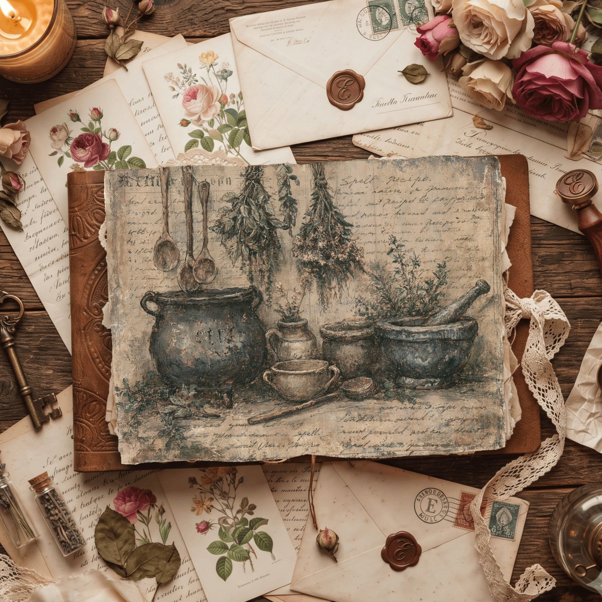 Witch'S Kitchen Recipe Journal Page