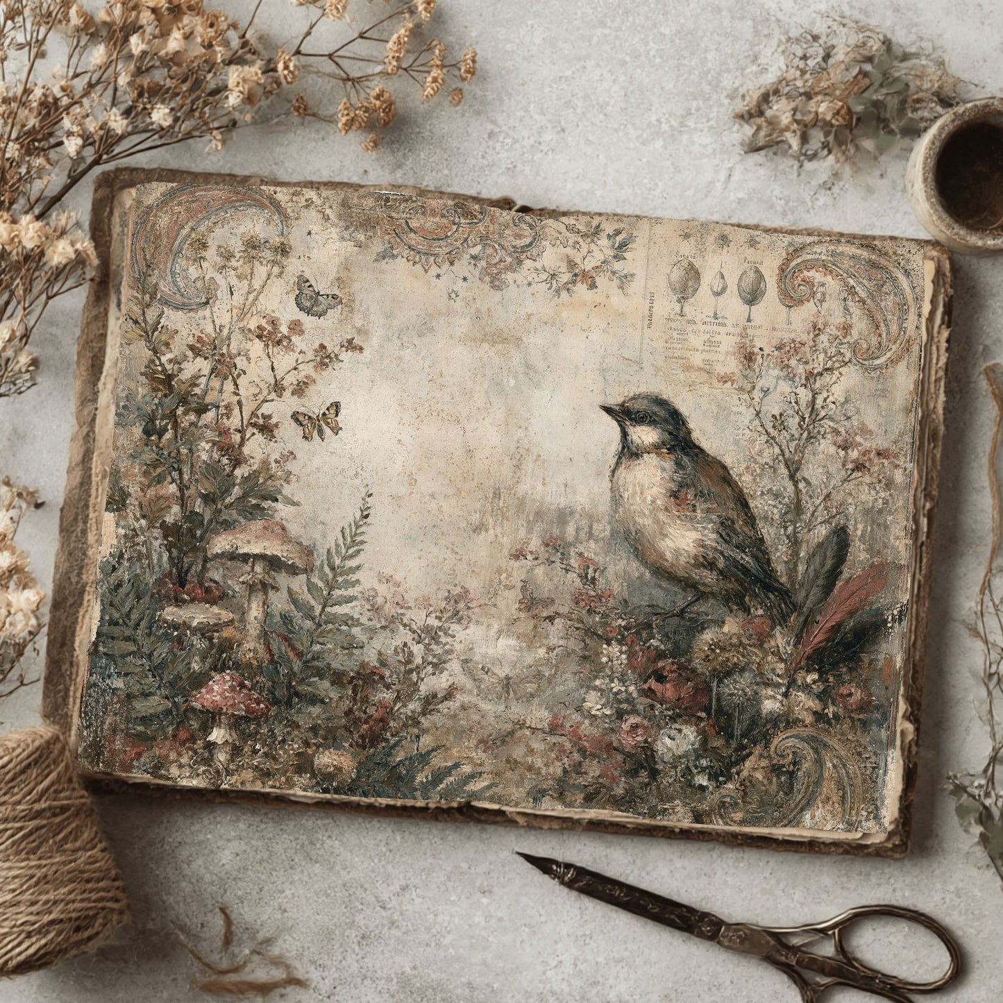 Woodland Hippie Ephemera Paper