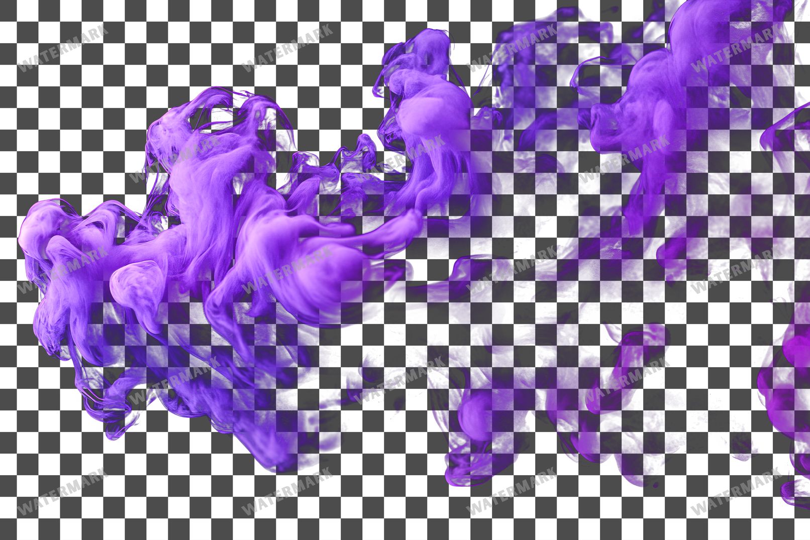 Abstract Purple Paint Transparent Overlay Pngs