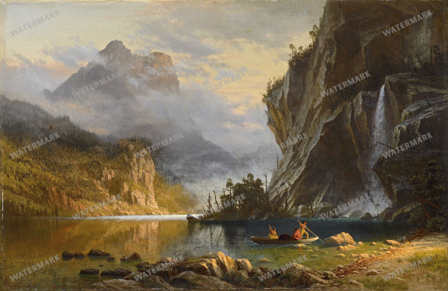 Albert Bierstadt Vintage Paintings