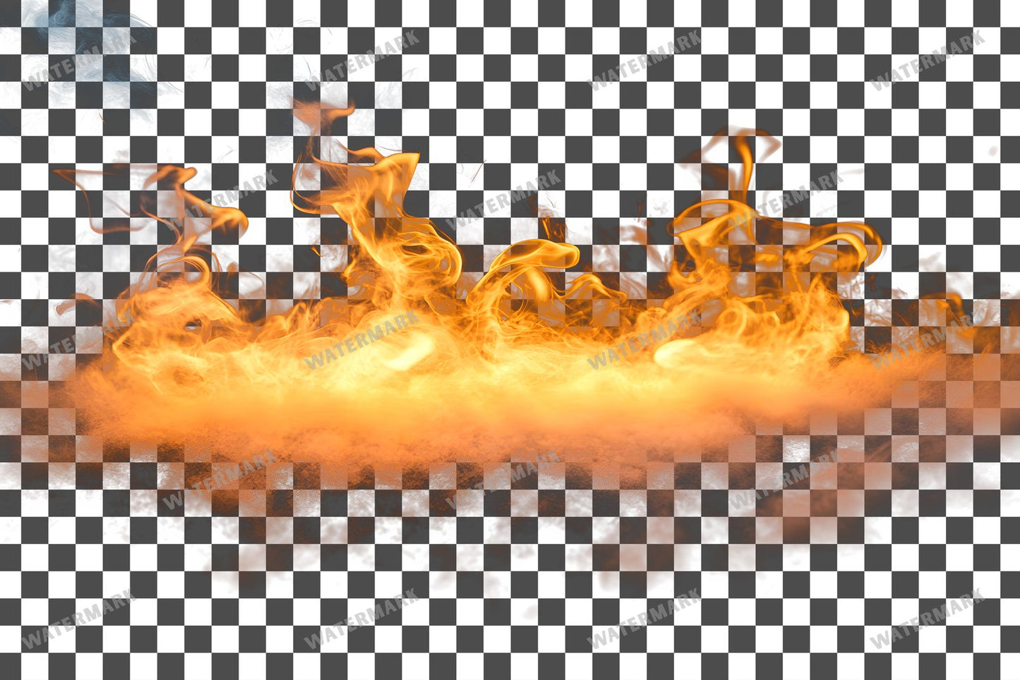 Amber Oil Flame Transparent Overlay Pngs