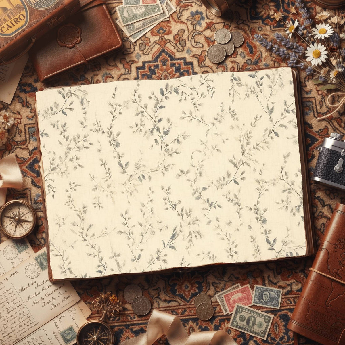 Basic Leaf Digital Papers
