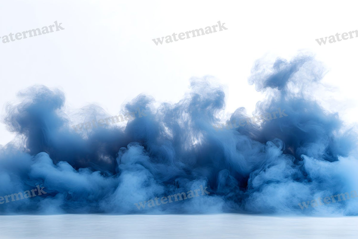 Blue Smoke Backdrop Images