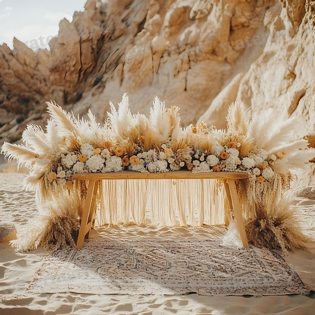 Bohemian Desert Backdrop Images