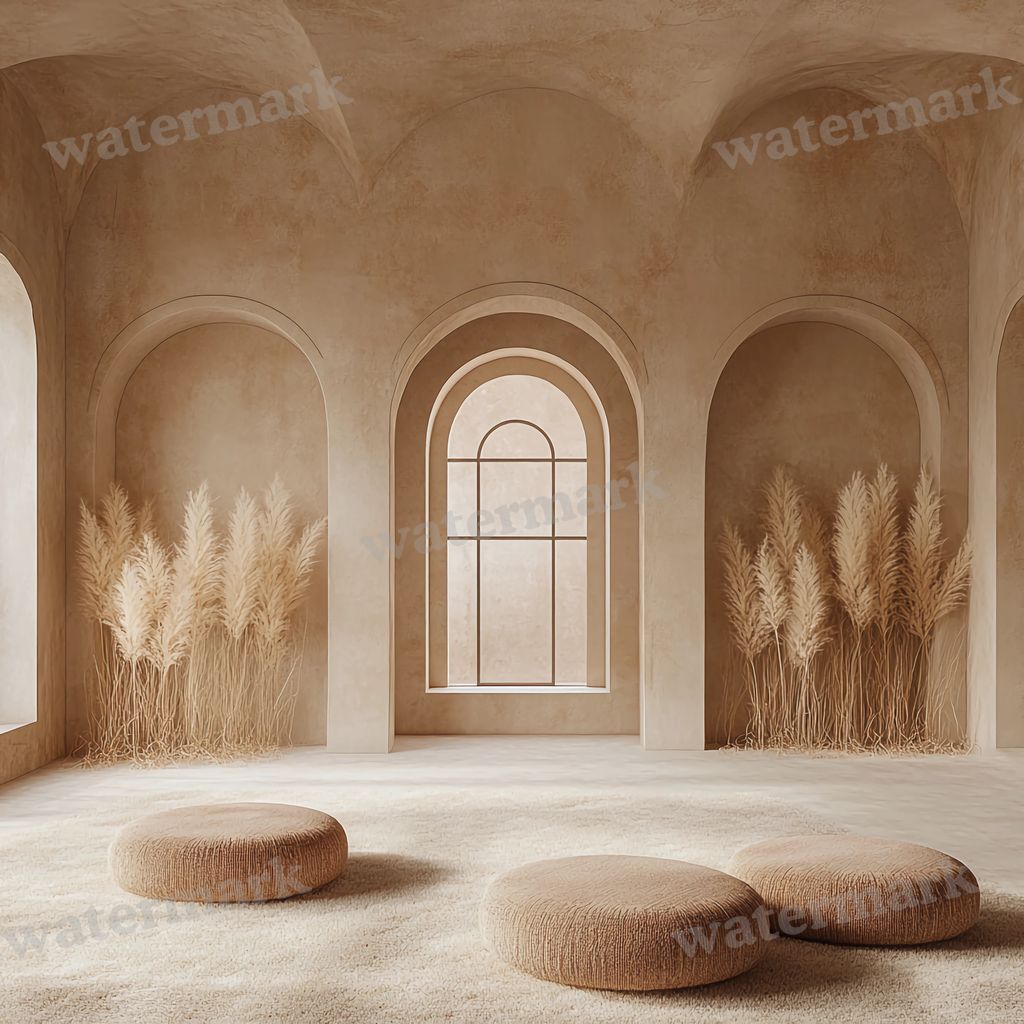 Boho Arches Backdrop Images