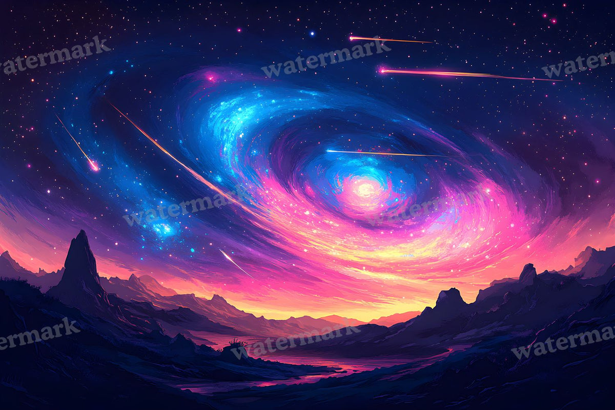 Celestial Glow Backdrop Images