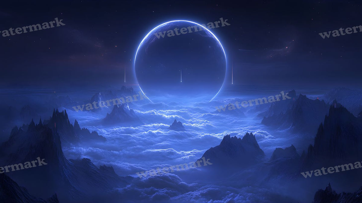 Celestial Moons Backdrop Images