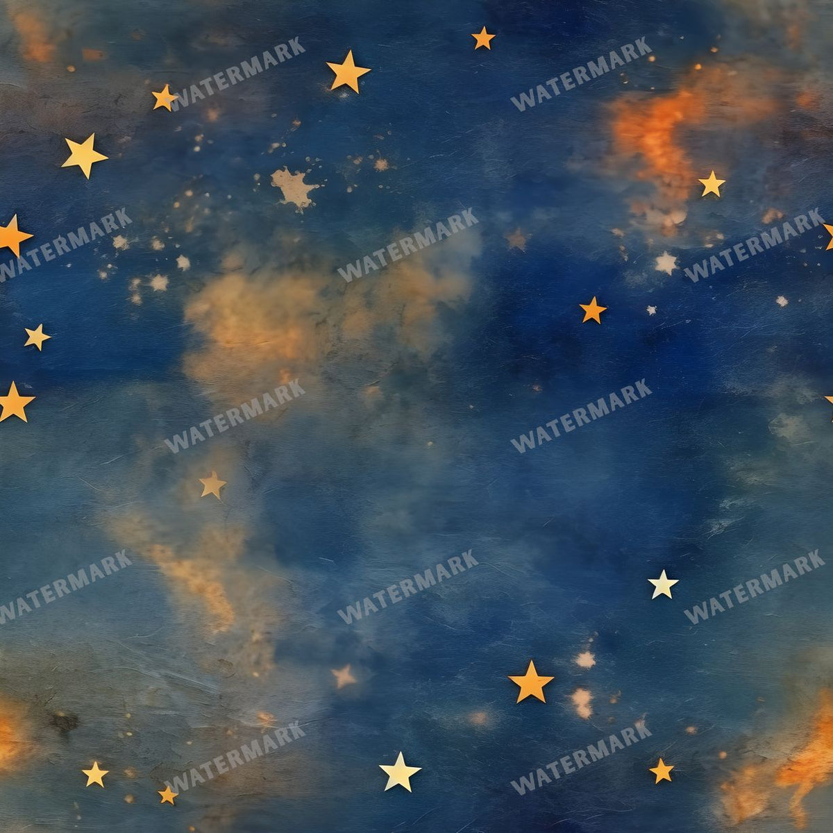 Celestial Seamless Pattern