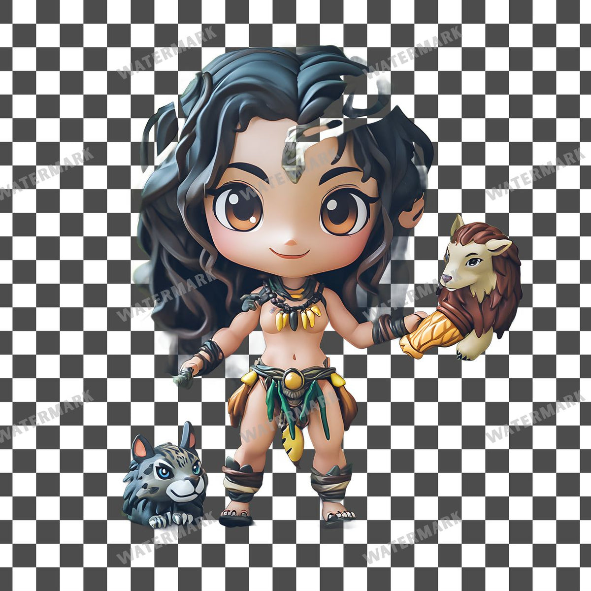 Chibi Jungle Clipart Pngs