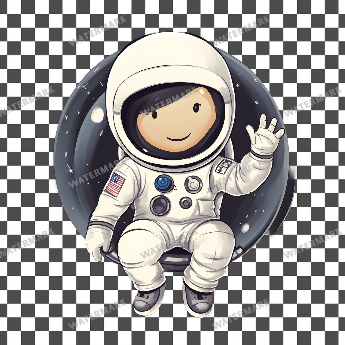 Chibiastronaut Clipart Pngs