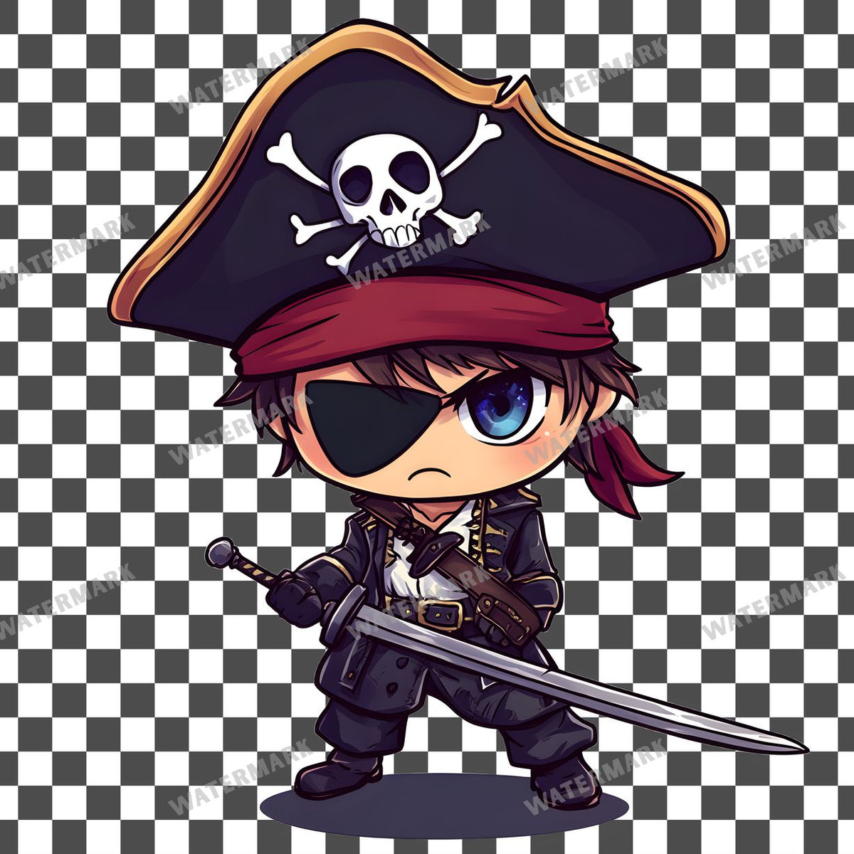 Chibipirate Clipart Pngs