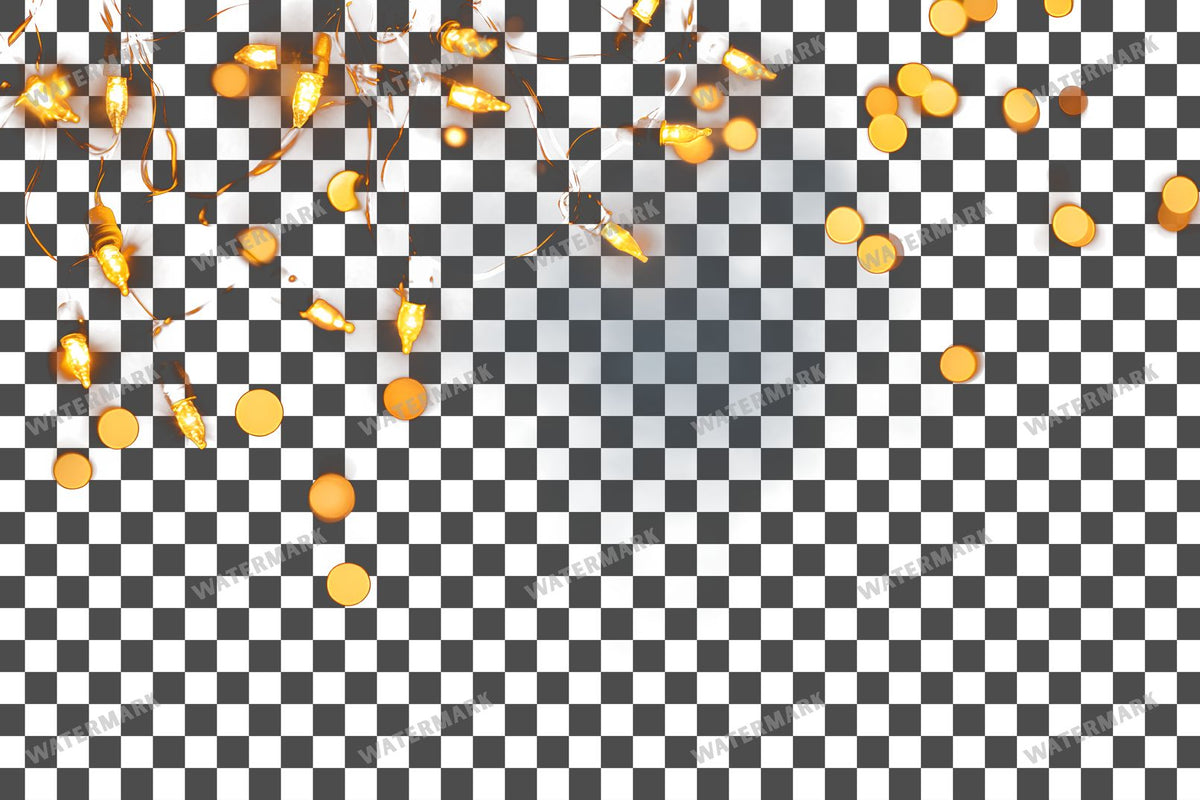 Christmas Lights Transparent Overlay Pngs