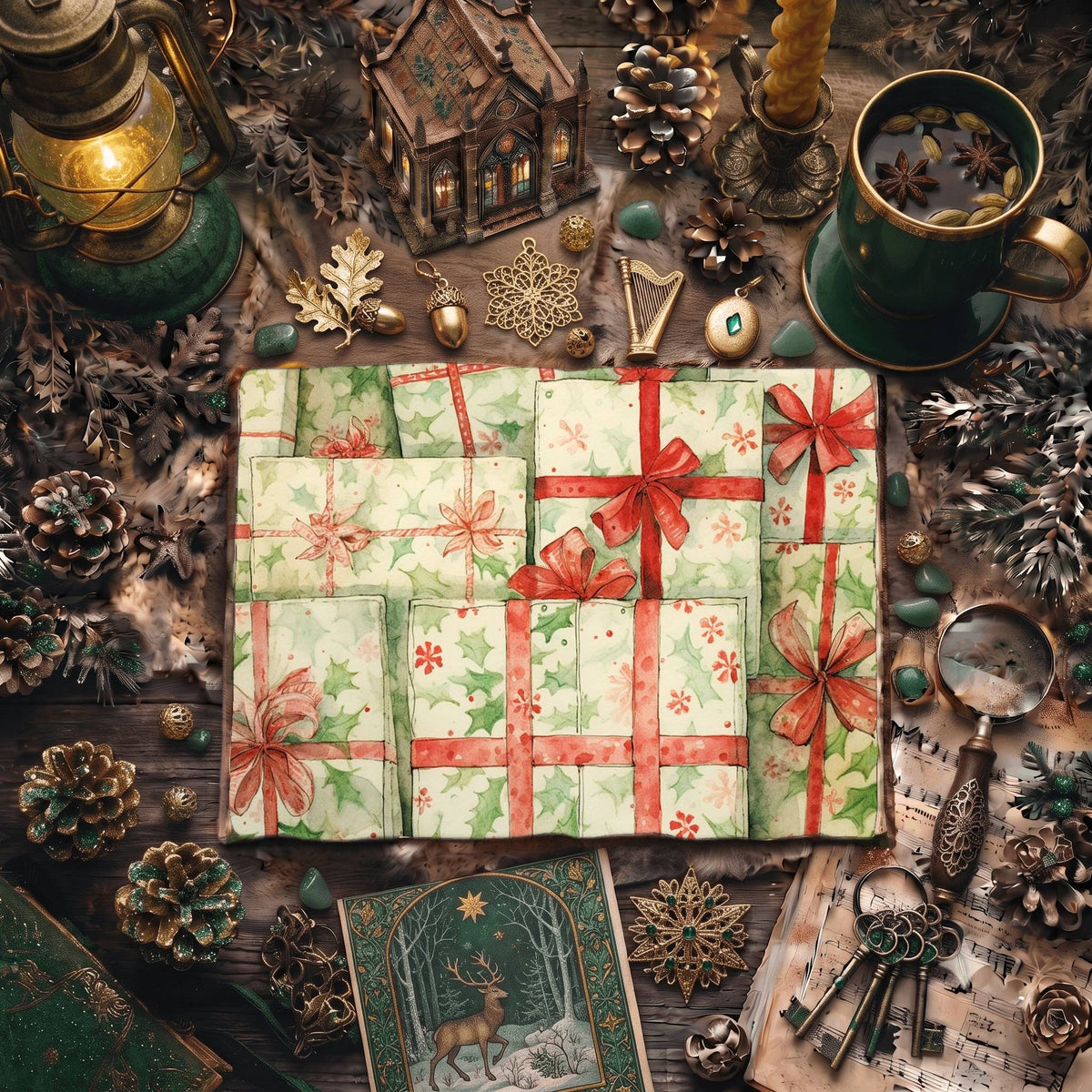 Christmas Presents Digital Papers