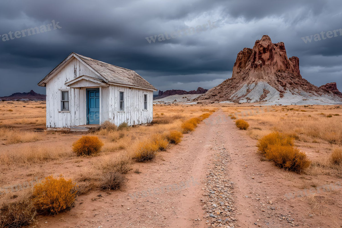 Cinematic Western Scene Backdrop Images