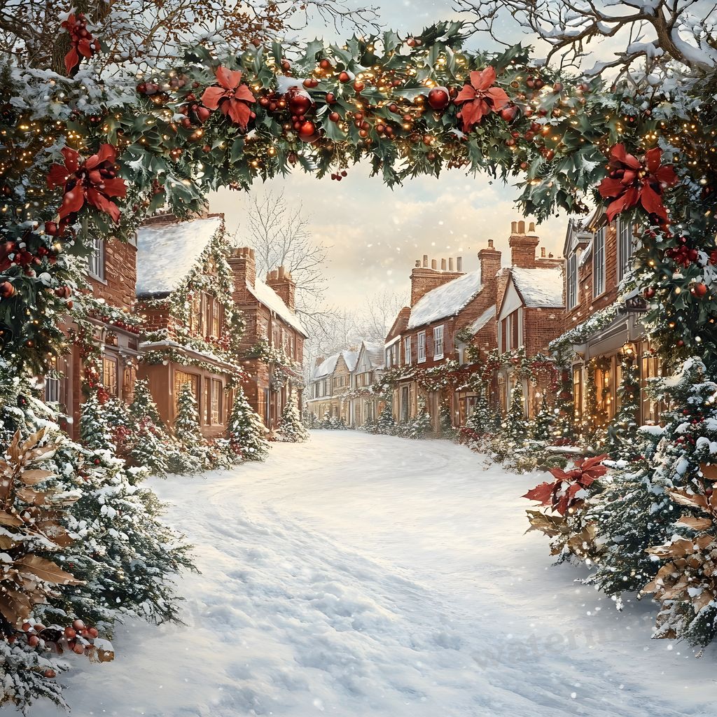 Classic Christmas Backdrop Images