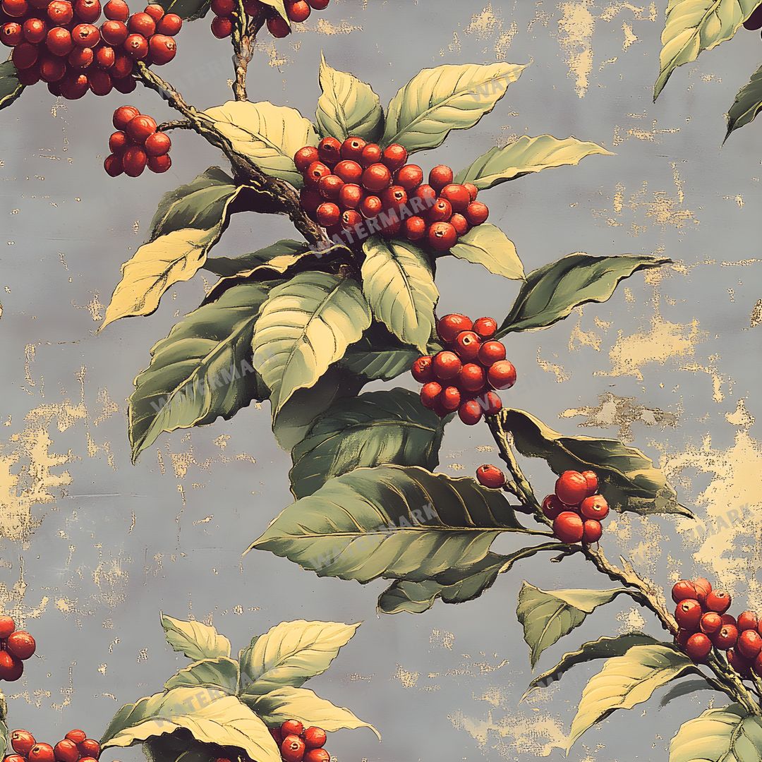 Coffee seamless pattern digital paper, repeating design 11