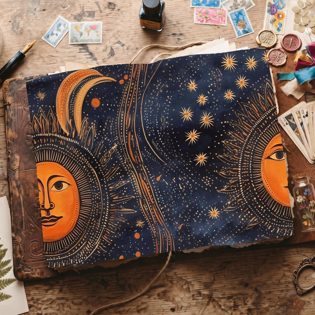 Copper Moon Digital Papers