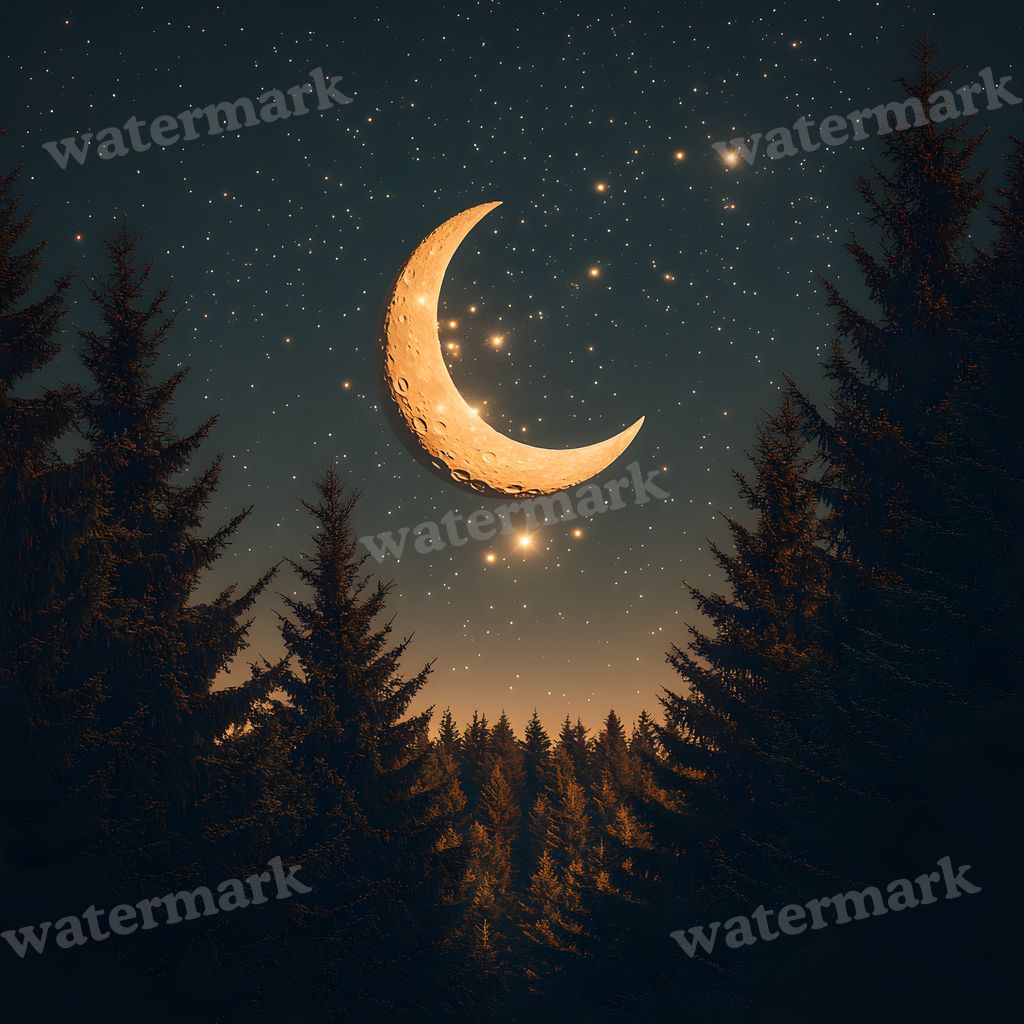 Crescent Moon Backdrop Images