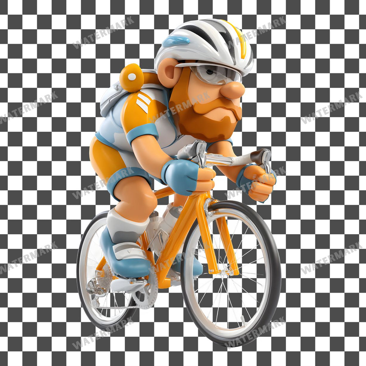 Cyclist Clipart Pngs