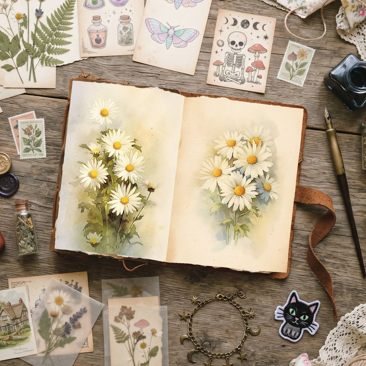 Daisies Digital Papers