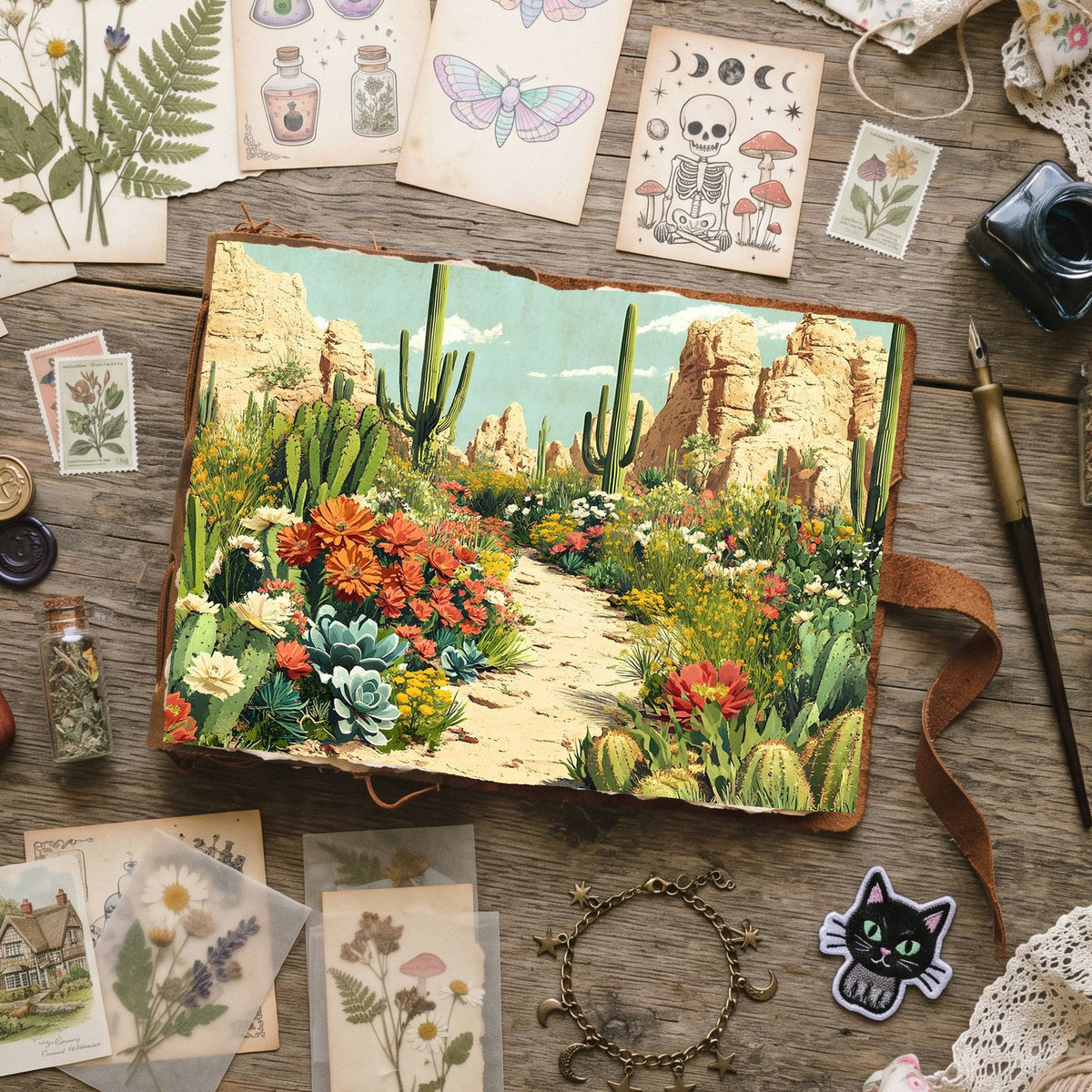 Desert Botanical Digital Papers