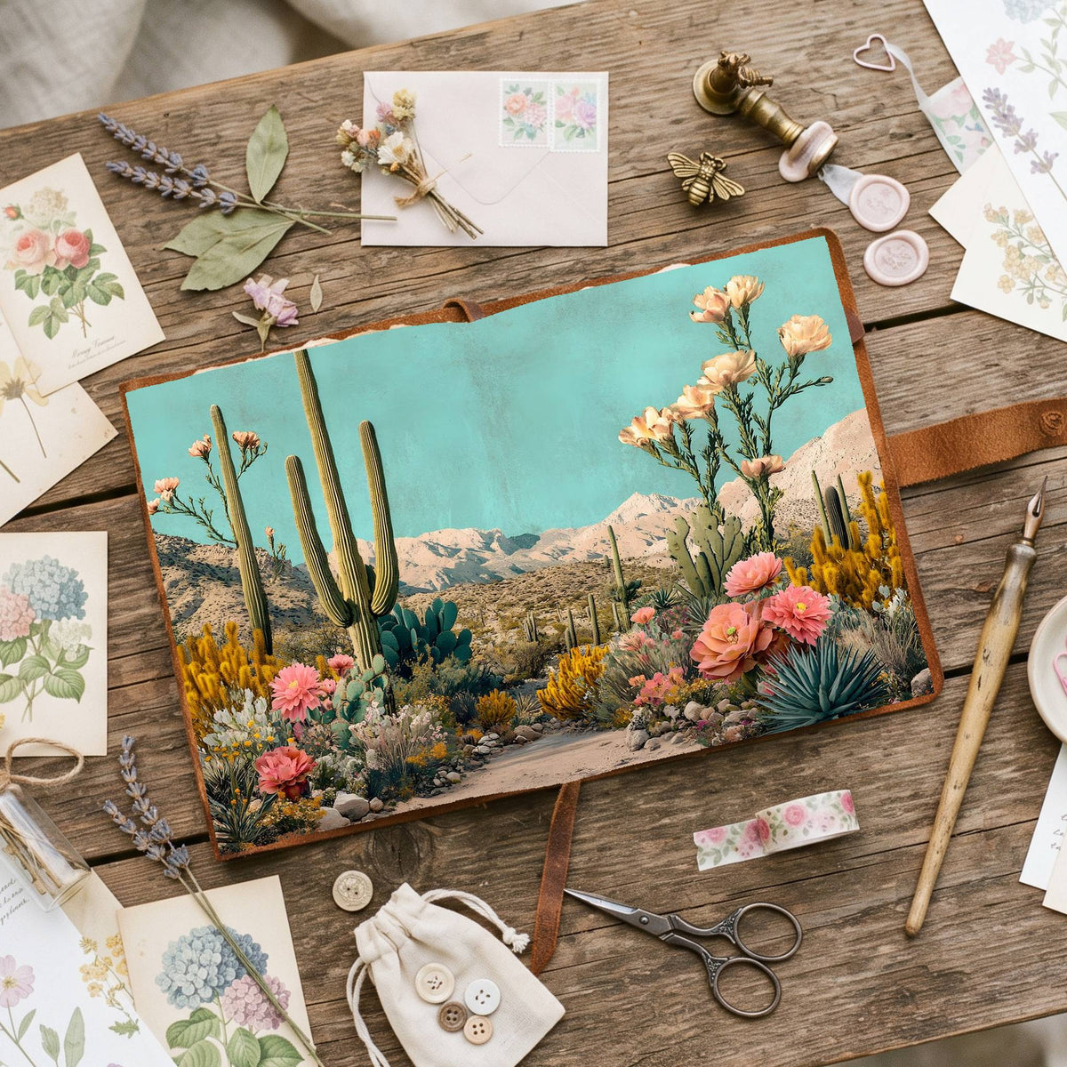 Desert Botanical Digital Papers