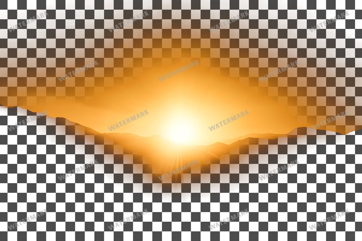 Desert Sun Light Transparent Overlay Pngs