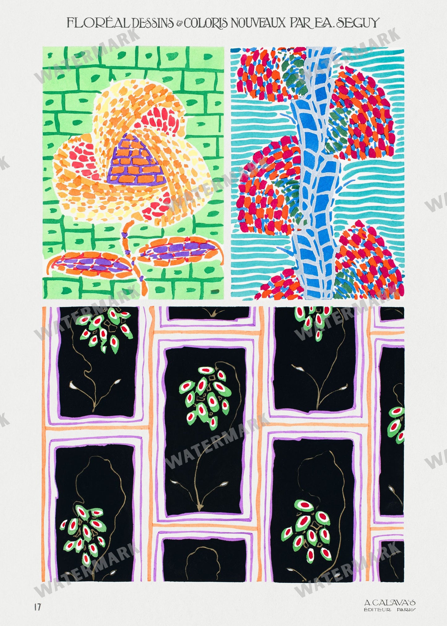 E A Seguy Vintage Prints