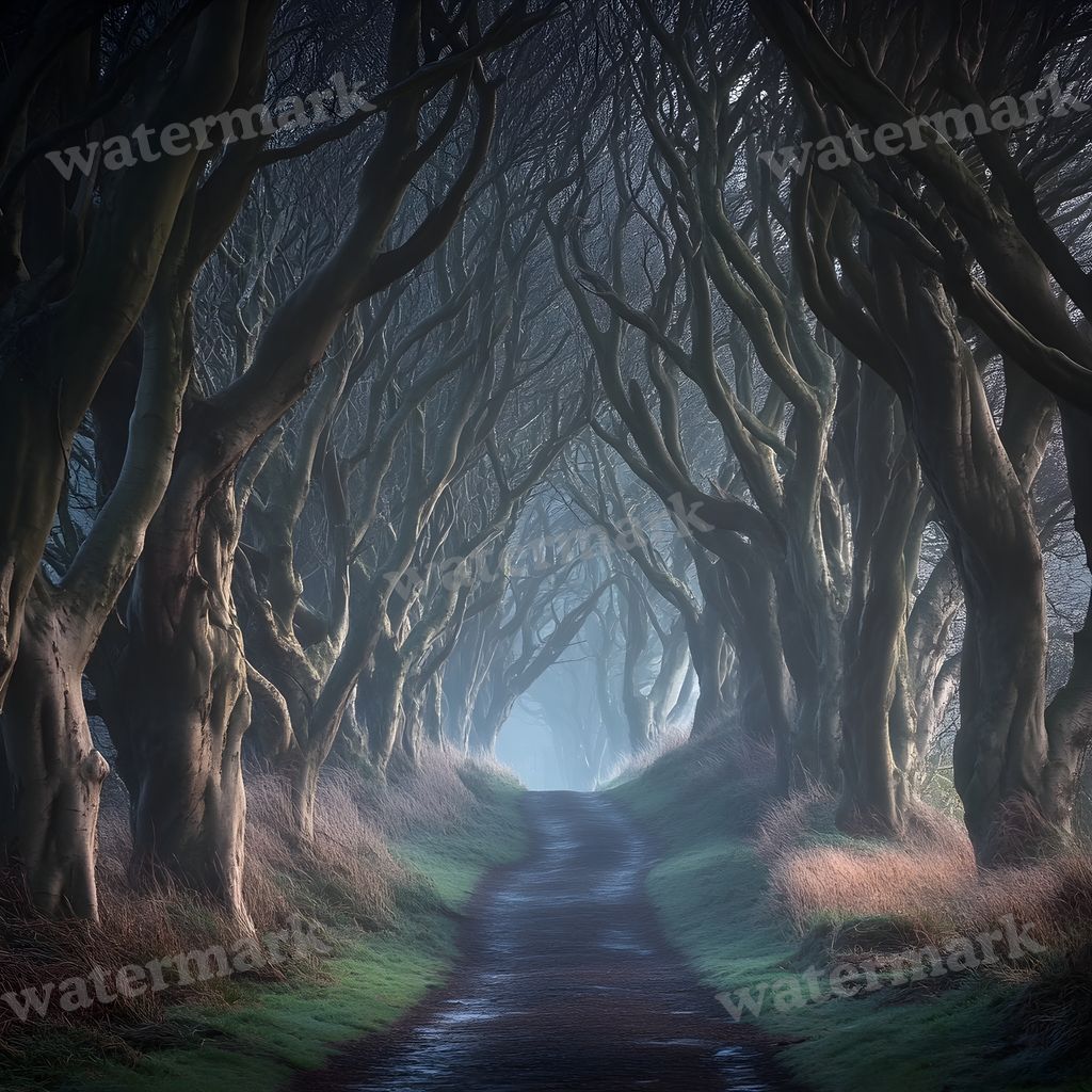Eerie Forest Backdrop Images