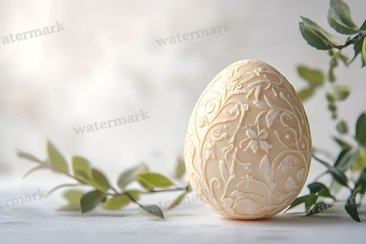 Elegant Easter Egg Backdrop Images
