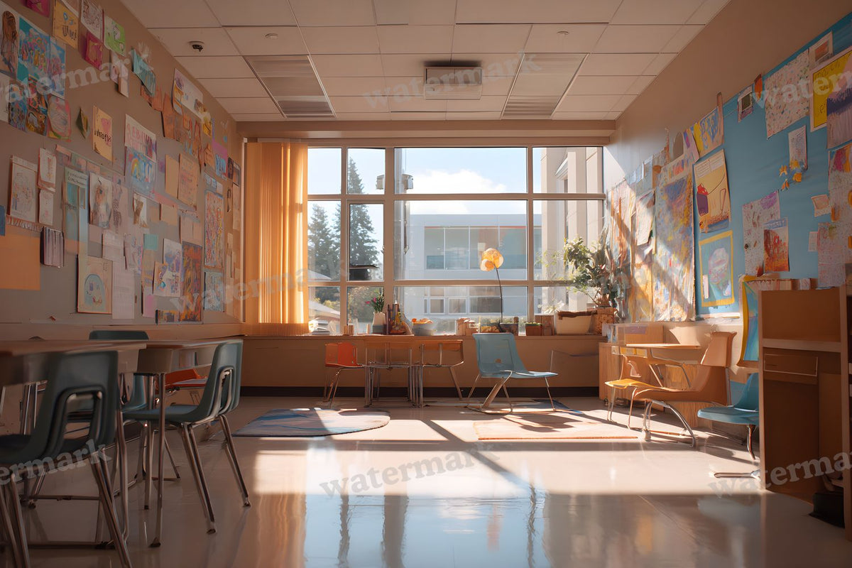 Elementary School Classroom Backdrop Images