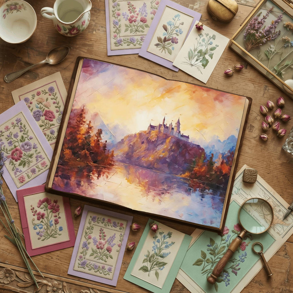 Fairy Castles Digital Papers