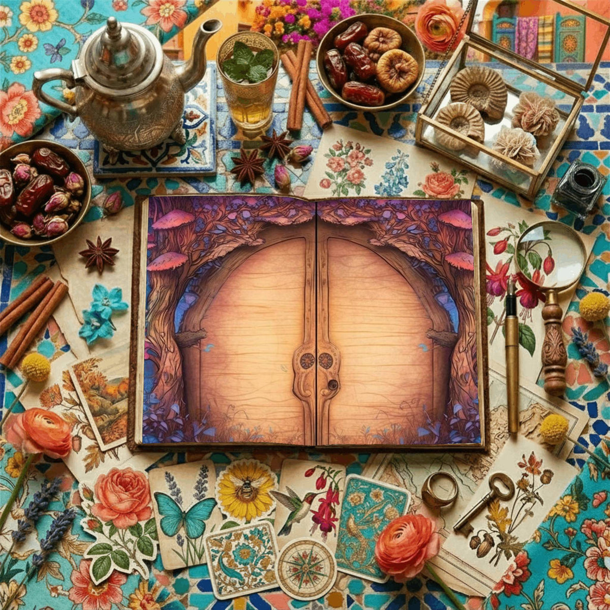 Fairy Doors Digital Papers