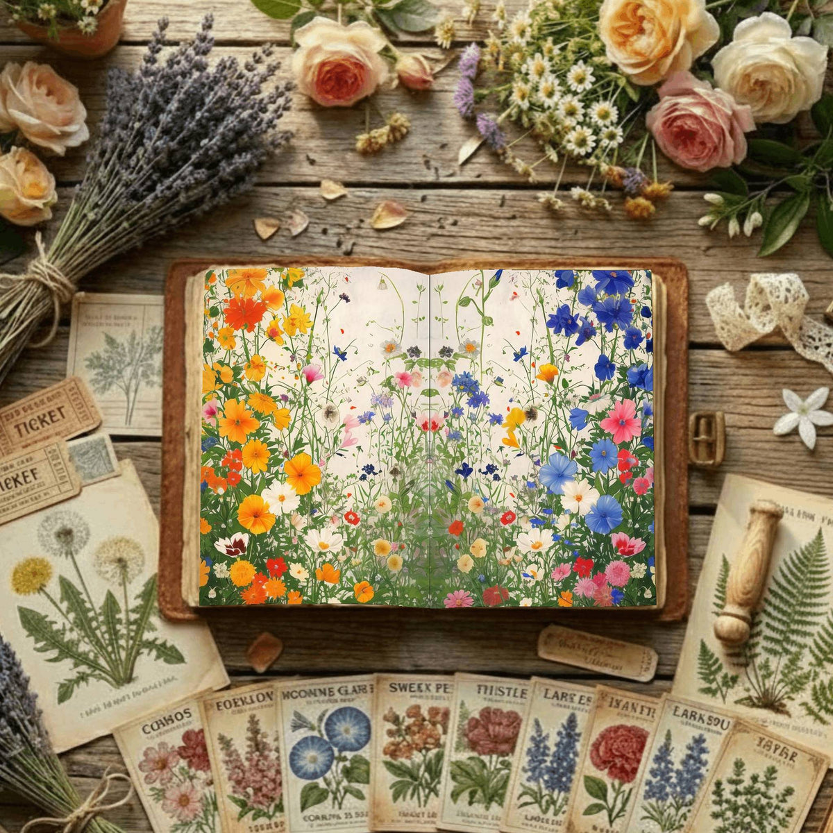 Floral Digital Papers