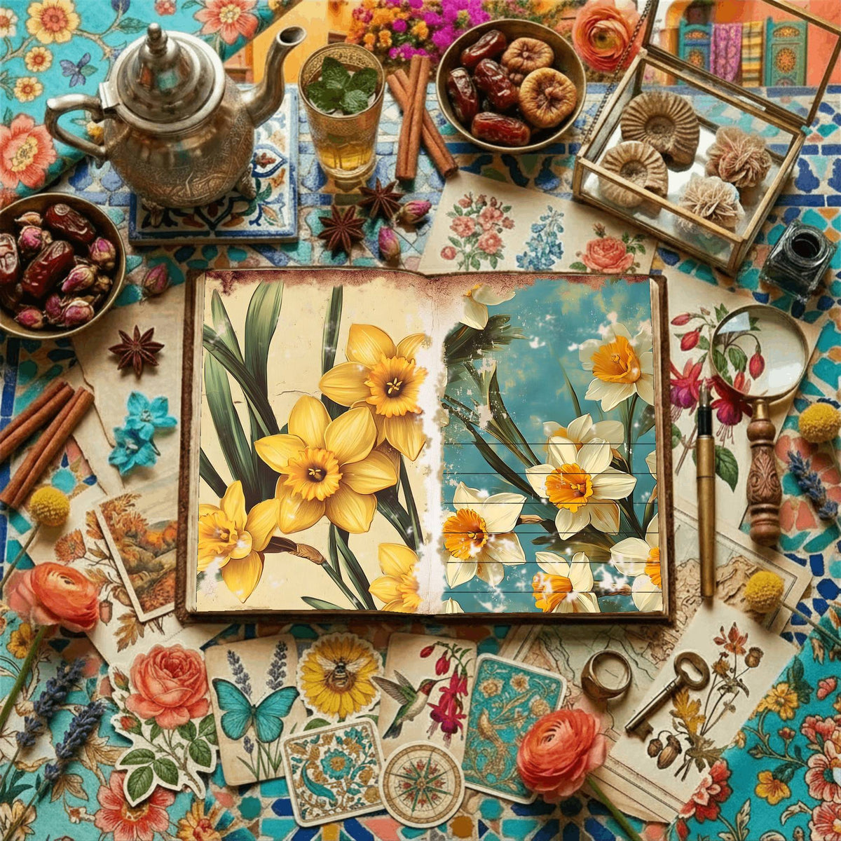 Floral Digital Papers