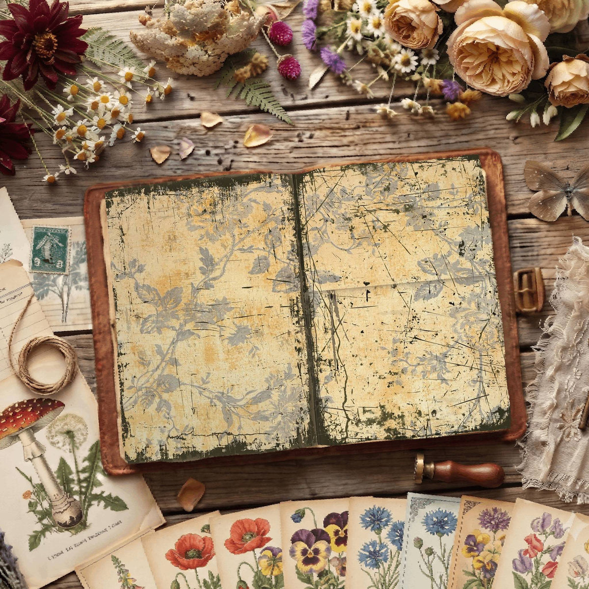 Floral Digital Papers