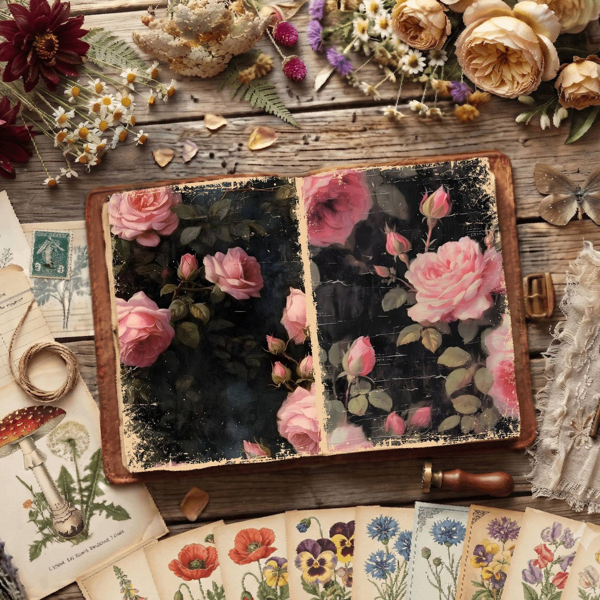 Floral Digital Papers