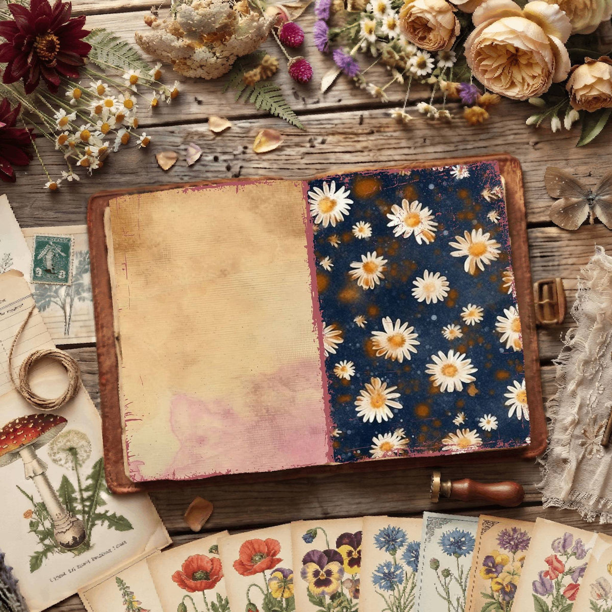Floral Digital Papers