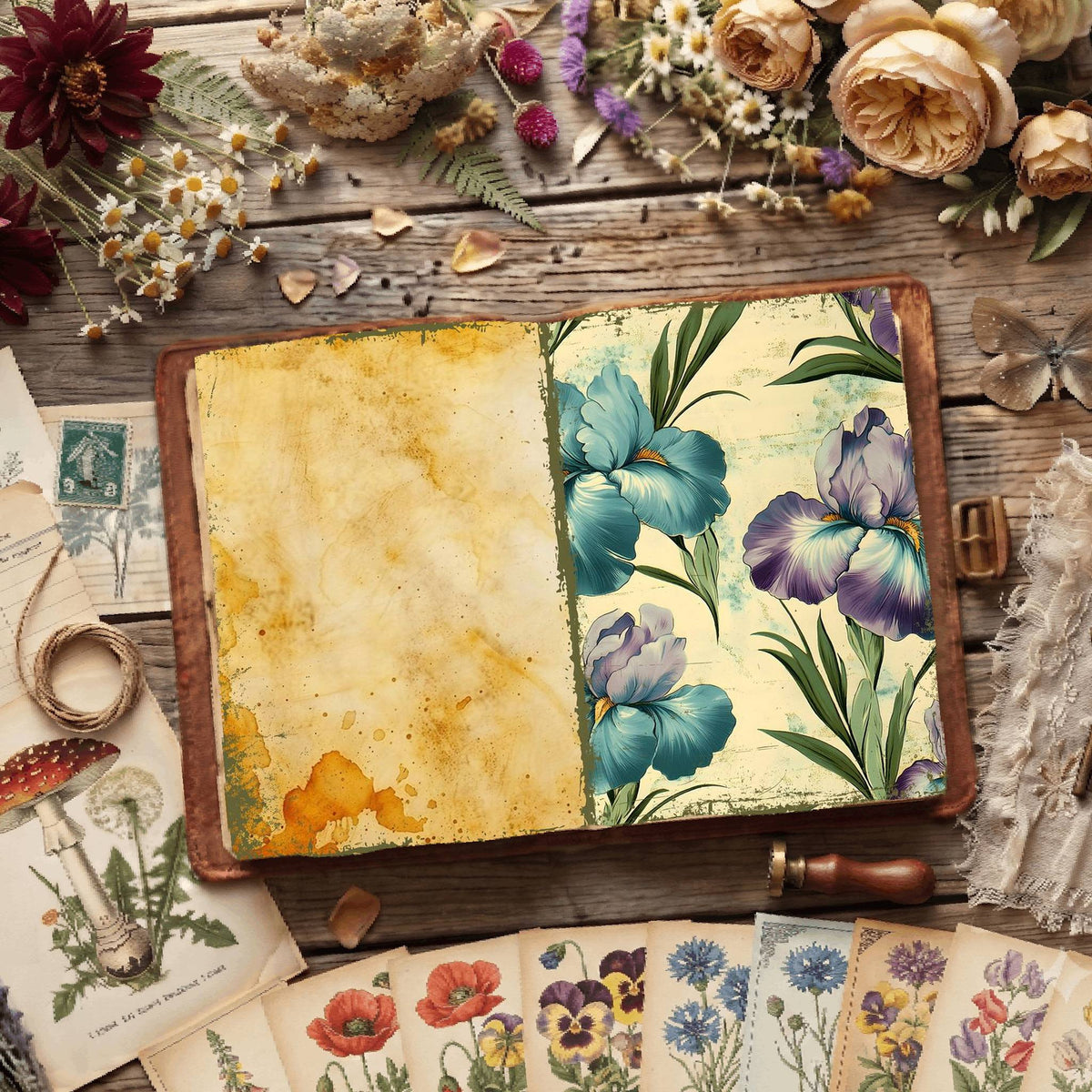 Floral Digital Papers