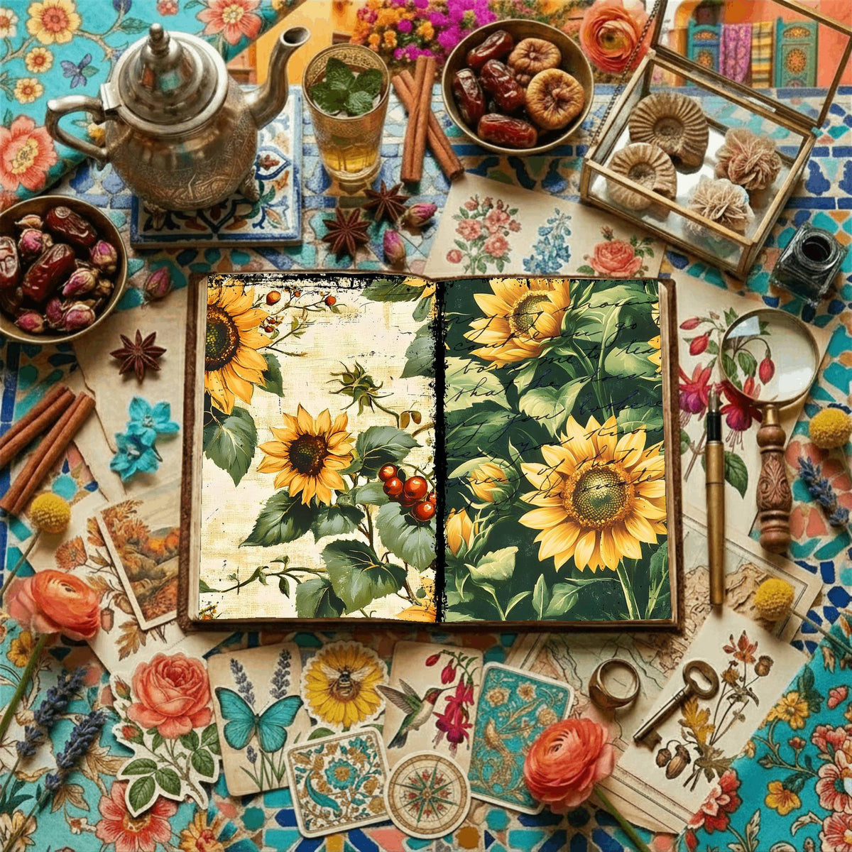 Floral Digital Papers