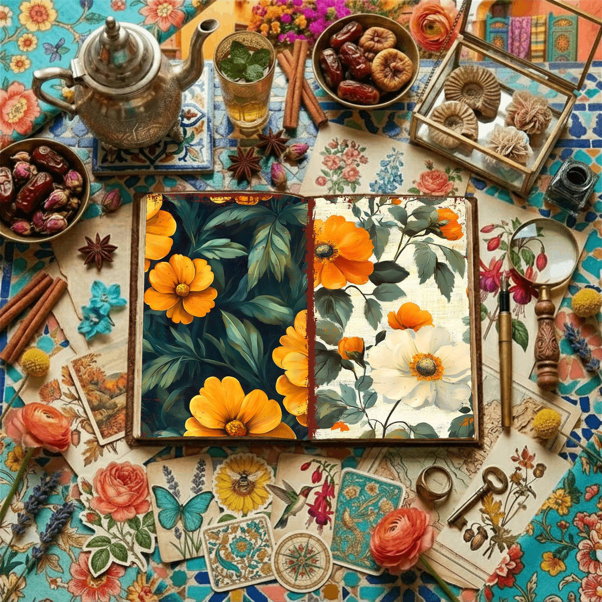 Floral Digital Papers