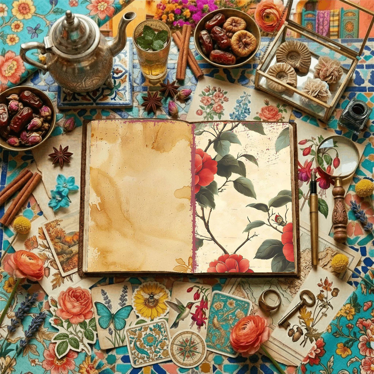 Floral Digital Papers