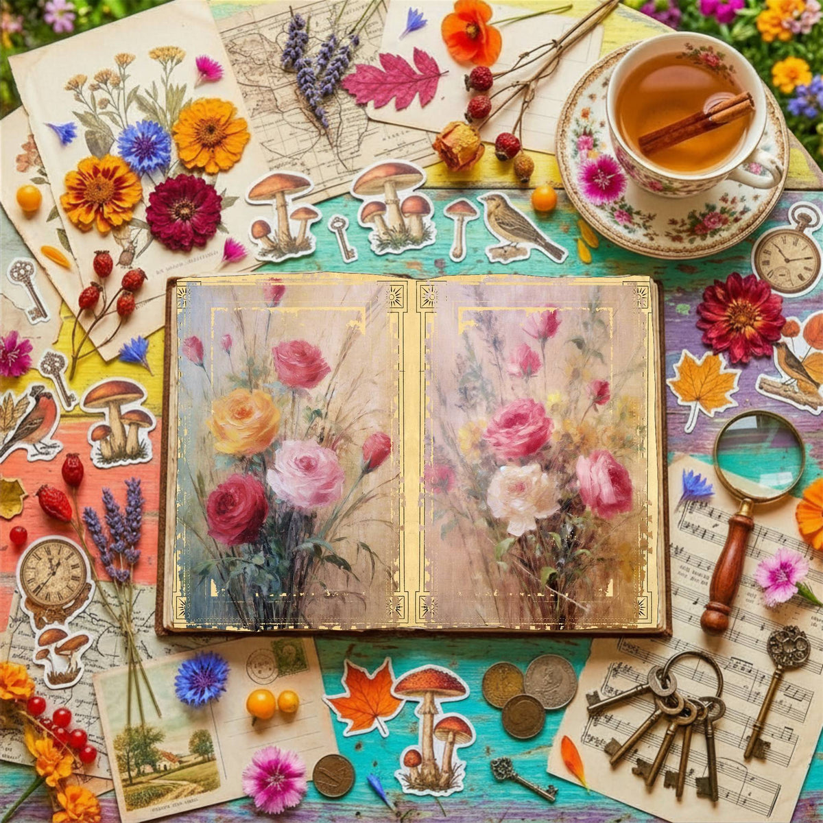 Flower Digital Papers