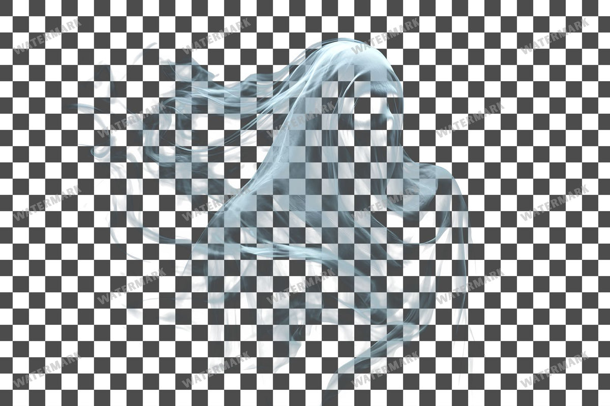 Ghostly Apparition Transparent Overlay Pngs