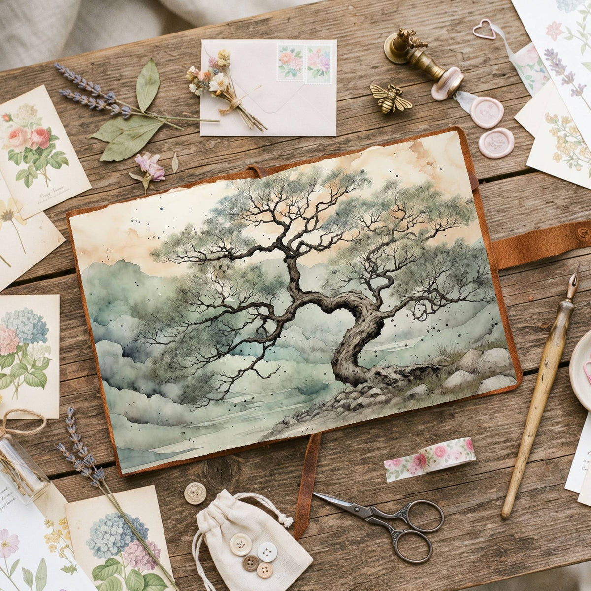 Ginkgo Biloba Tree Digital Papers