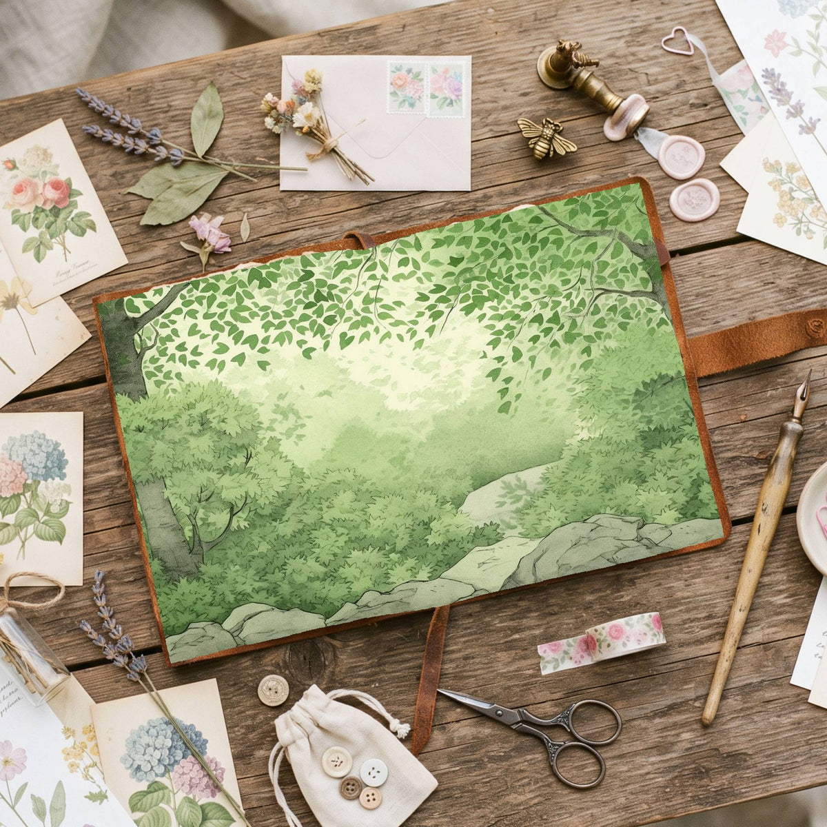 Ginkgo Leaves Digital Papers