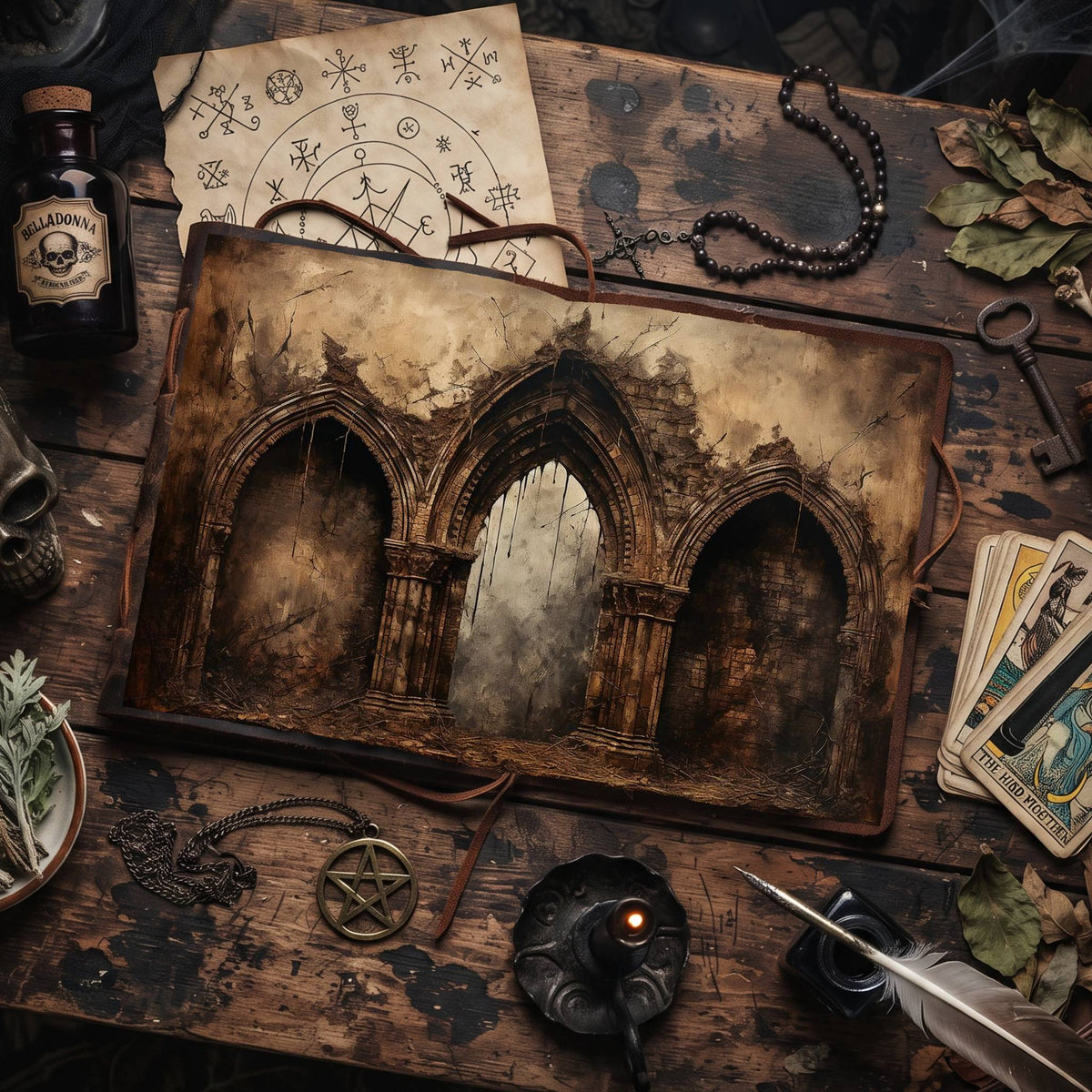 Gothic Arch Digital Papers