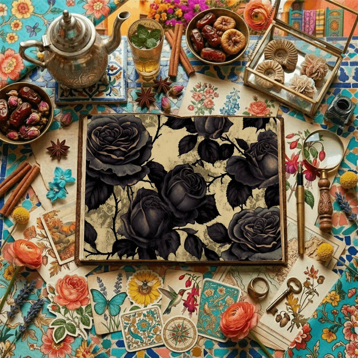 Gothic Rose Digital Papers