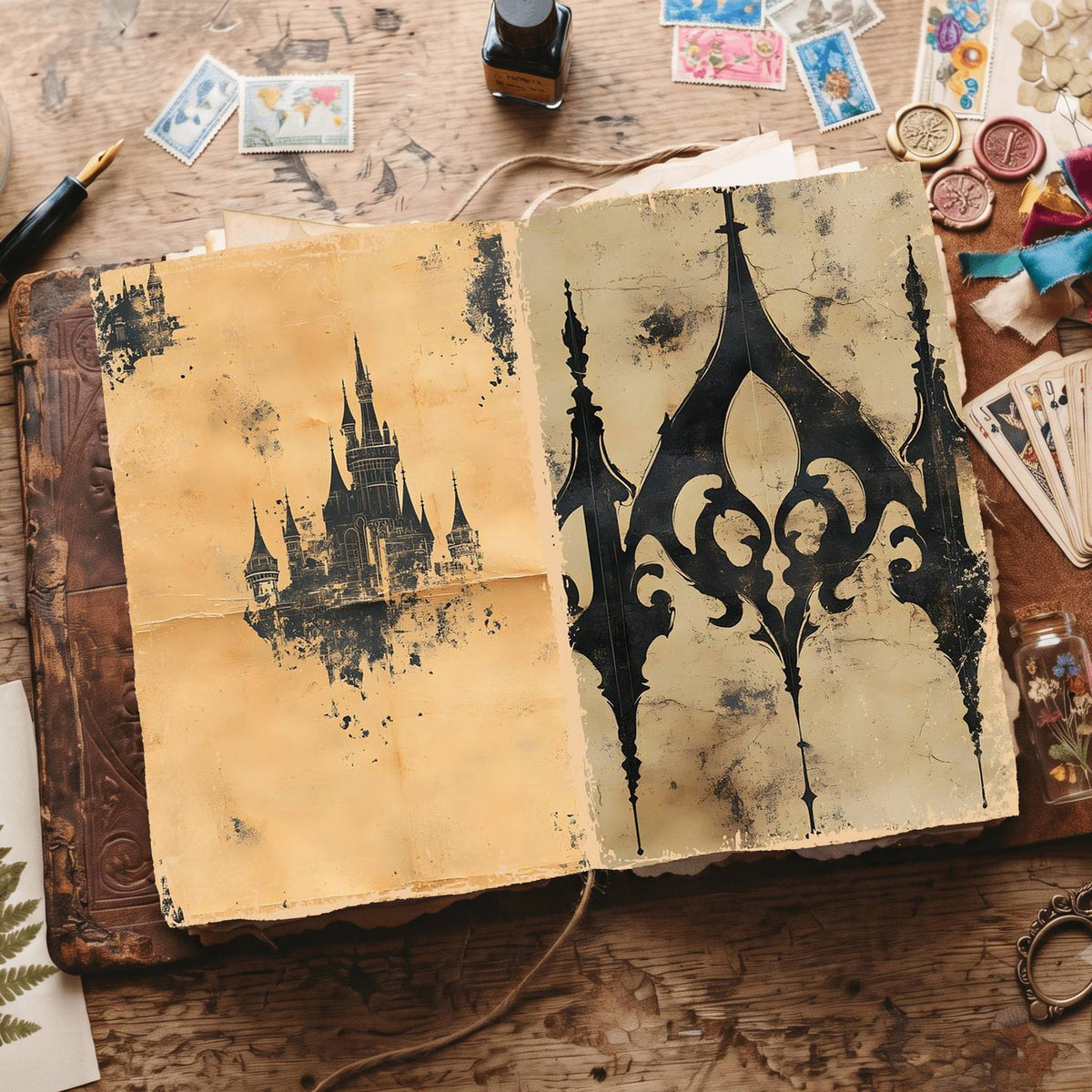 Gothic Digital Papers
