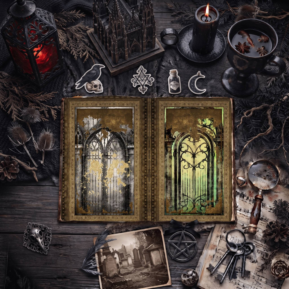 Gothic Digital Papers